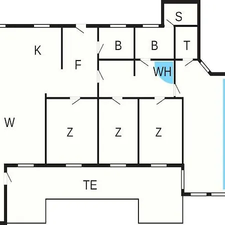 度假居 8 Person In Fjerritslev-by Traum Slettestrand